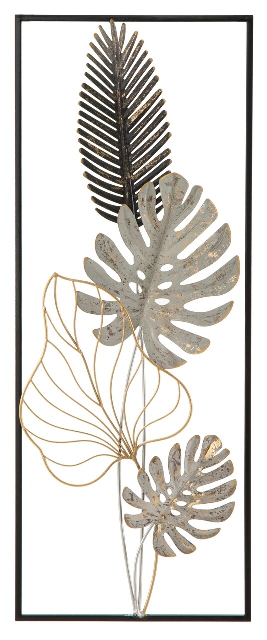 Decoratiune de perete 3D Tropical, Mauro Ferretti, 28.5x74 cm, fier - imagine 7